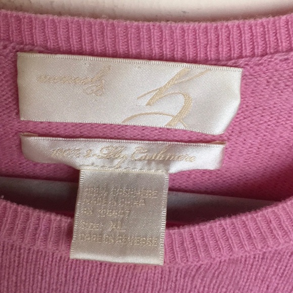 Light Pink Cashmere Sweater - Picture 2 of 3